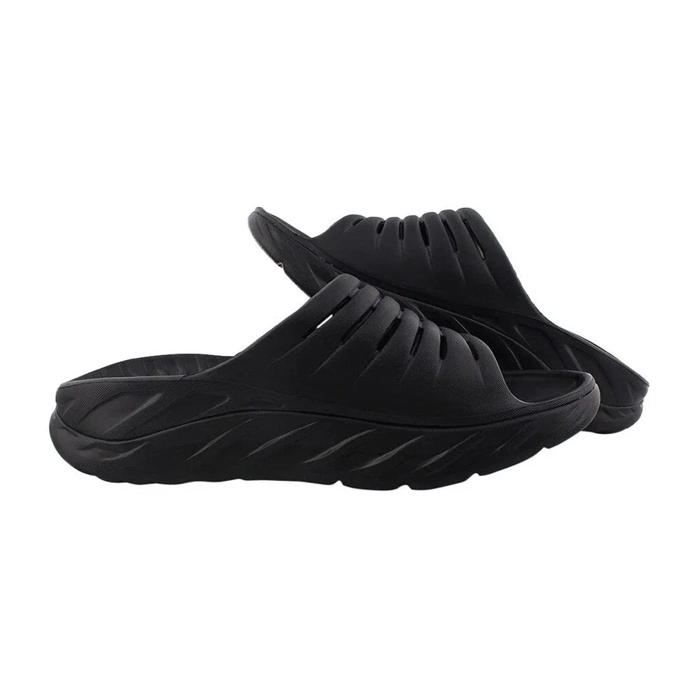 Hoka Men's U Ora Recovery Slide Black/Black 1126850-BBLC